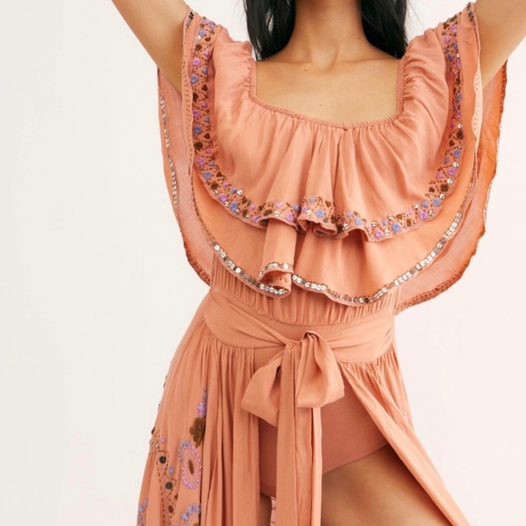 Free People Dresses & Skirts - Free People Bali Stevie Festival Bodysuit